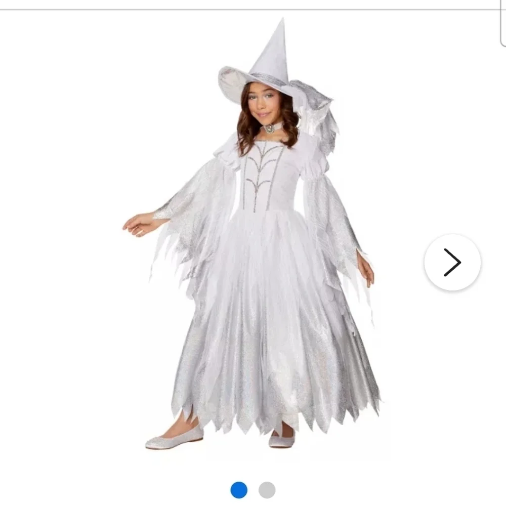 Spirit Halloween Kids Wintery Witch Costume Girls Size L